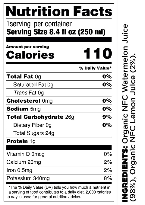 Pure Organic Watermelon Juice