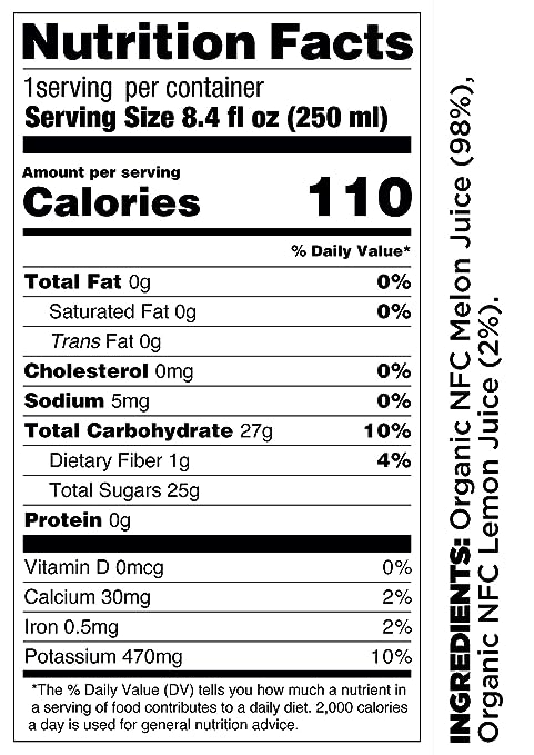 Pure Organic Melon Juice - Pomona Organic Juices