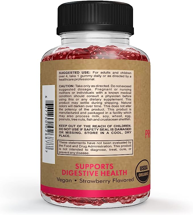 Pomona Wellness Organic Probiotic Kids Gummies (30 Count)