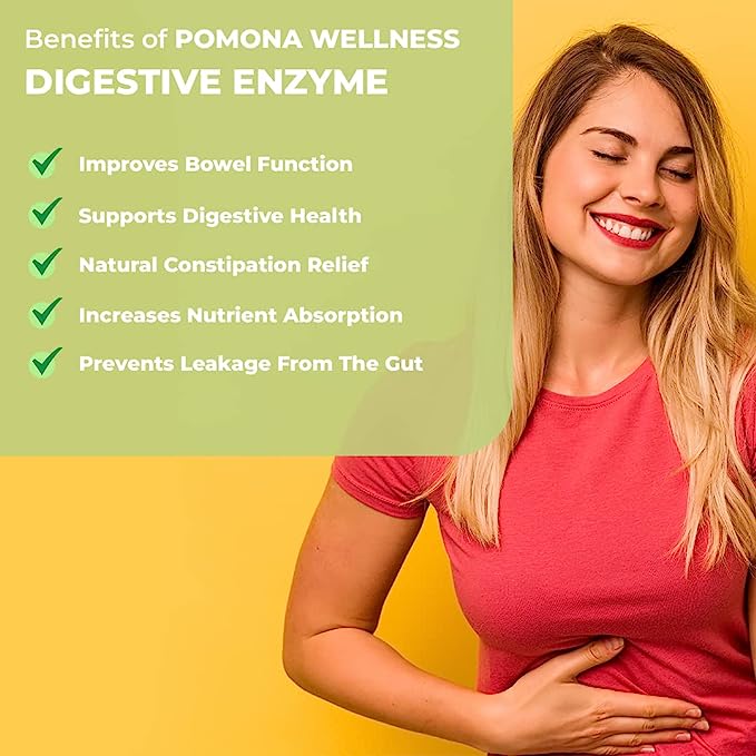 Pomona Wellness Digestive Enzyme Probiotic Supplement (100 Count)