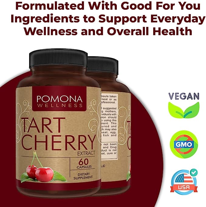 Pomona Wellness Tart Cherry  (60 Count)