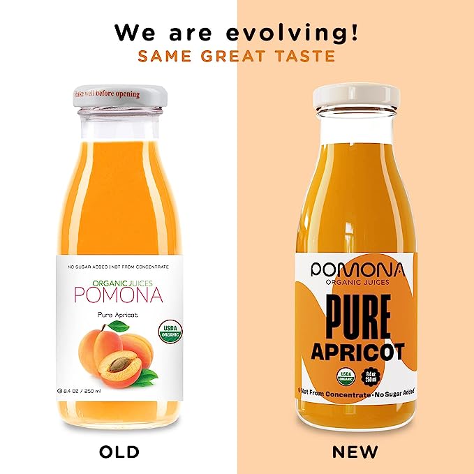 Pure Organic Apricot Juice Pomona Products