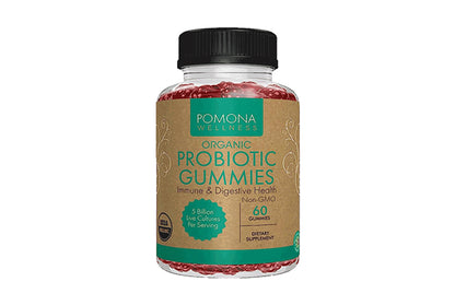 Pomona Wellness Organic Probiotic Gummies (60 Count)