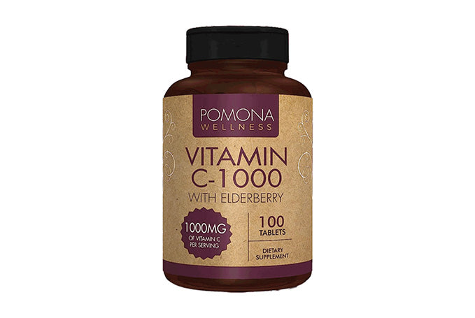 Pomona Wellness Vitamin C with Elderberry (100 Count)